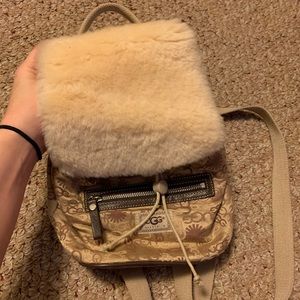 Beautiful and soft Ugg small backpack/ purse